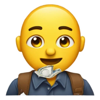 A person pulling out his pocket  sticker