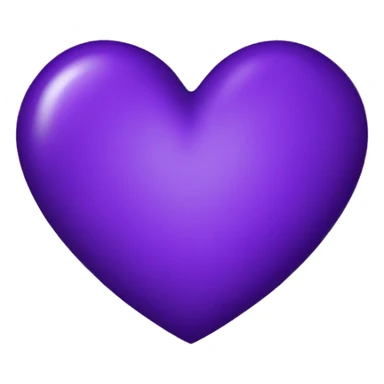Dark purple heart sticker