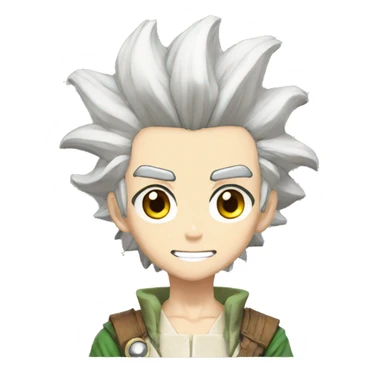 Senku de dr. Stone sticker