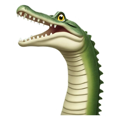 Indian Gharial with very long mouth sticker