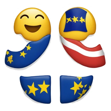 Union europeen + E sticker