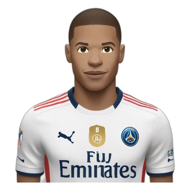 Kylian mbappé face sticker