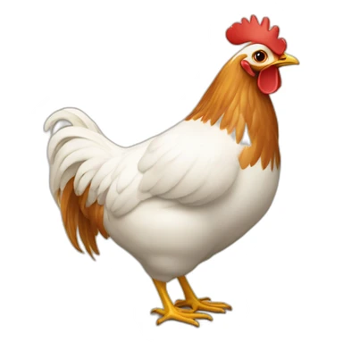 Poule dans un oeuf sticker