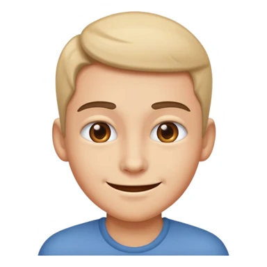 Cheeky but innocent smirk sticker