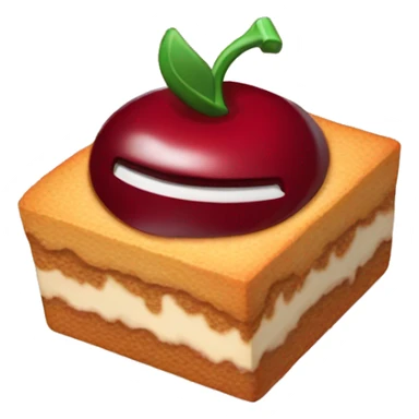 the word “please” with a cherry on top sticker