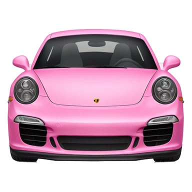 pink porche sticker