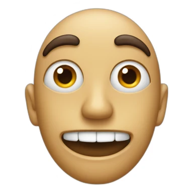 Une cacahuète avec des œil sticker