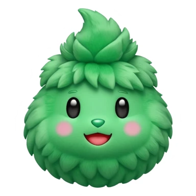 green plush toy  sticker
