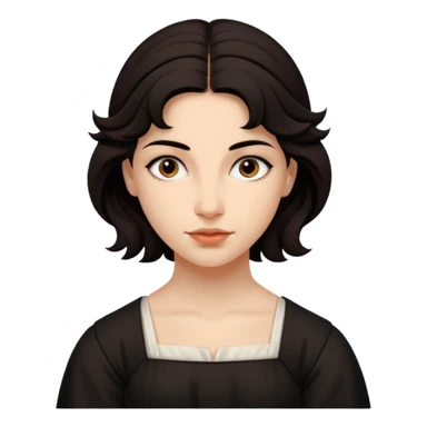 girl in the style of Caravaggio sticker