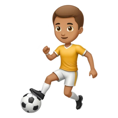 A guy playing football  sticker