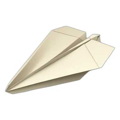 origami paperplane sticker