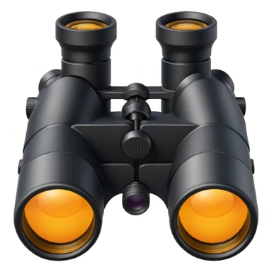 binoculars with large lenses sticker