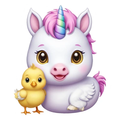 🦄+🐣 sticker
