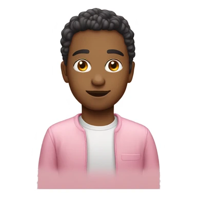 Light color pink Nexflix N  sticker