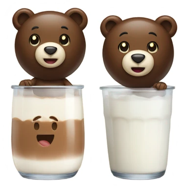 Milk and mocha bears sticker