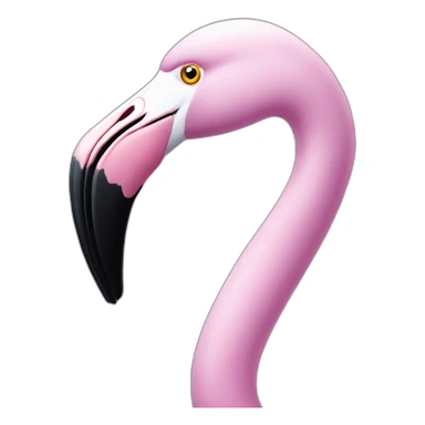Light purple flamingo  sticker