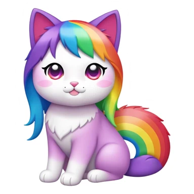 Aphmau toys called meemeows rainbow edition sticker
