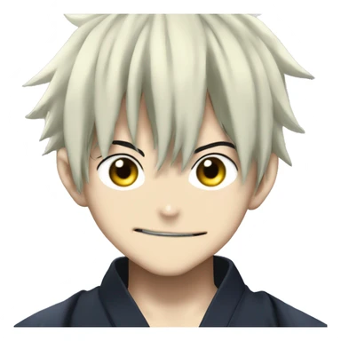 Satoru gojo from jujutsu kaisen winking sticker