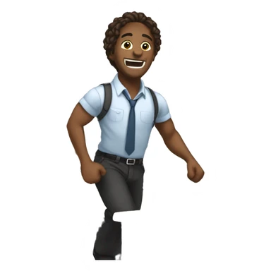 Dancing around the work desk gif sticker