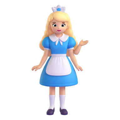 Alice from Alice in Wonderland sticker