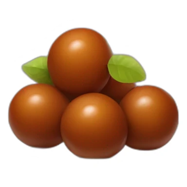 Indian sweet gulab jamun sticker