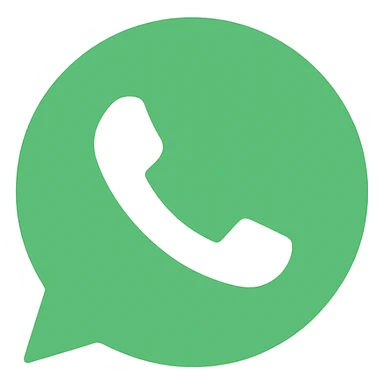 modern clean whatsapp logo, green and white, no text, no background sticker