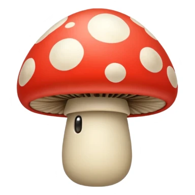 mushroom running late sticker