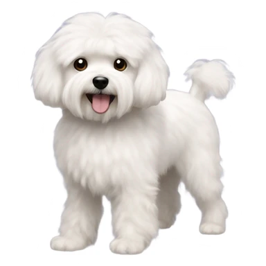 Maltese poodle sticker