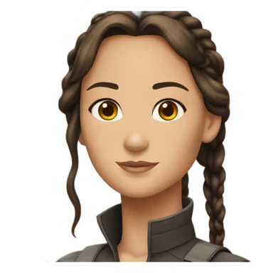 Katniss Everdeen Hunger Games  sticker