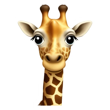 Giraffe avec des cœurs  sticker
