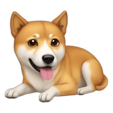 sick-doge sticker