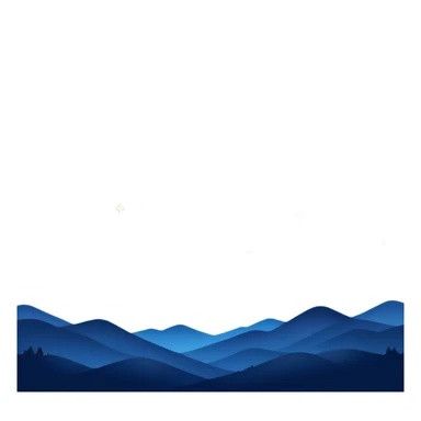 night sky with stars sticker