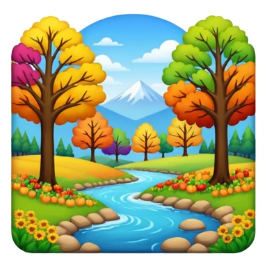 il cambio delle stagioni sticker