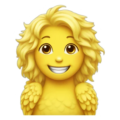 yellow-chick-smile-cute sticker