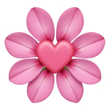 Create a minimalist, pastel-colored emoji inspired by the stock flower (Şebboy), with soft petals and a hidden heart symbol to represent love and tenderness. sticker