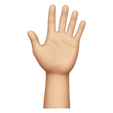 Sprinkling hand sticker