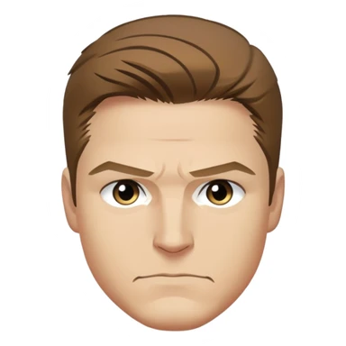 hawkeye clint barton portrait marvel, brown hair from captain america: civil war sticker