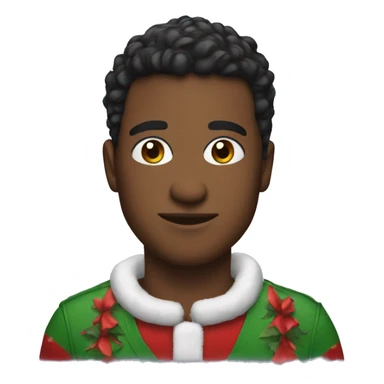 me dressed up in holiday spirit sticker