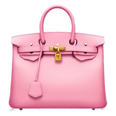 Birkin bag pink sticker