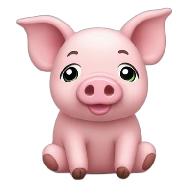 Ty-tulip-stuffed-pig-toy-slouching-sitting-plush-fluffy sticker