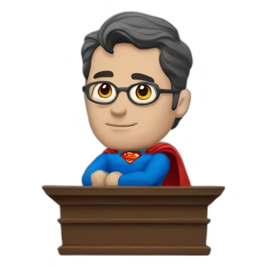superman-and-political-pulpit  sticker