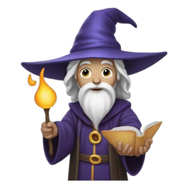 wizard holding instagram logo in his hand sticker