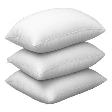 White pillows stack  sticker
