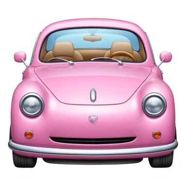 Araba pink düz sticker