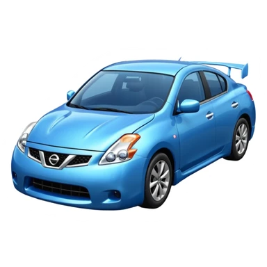 Nissan blue sticker