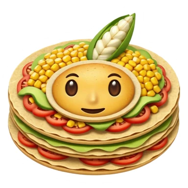 plain corn tostadas sticker
