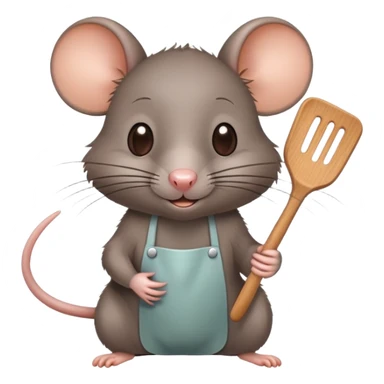 Rat with a spatula  sticker