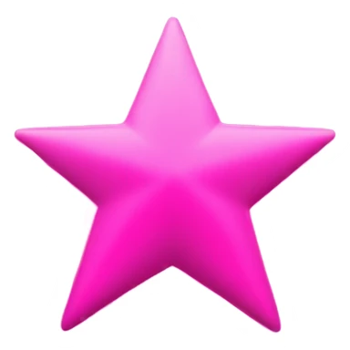 Pink star sticker
