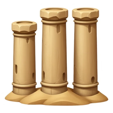 Sand Pillars sticker