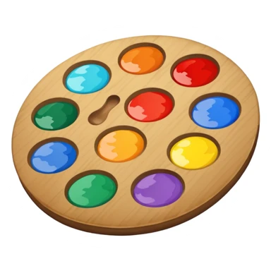artist's palette sticker